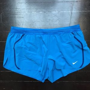 Nike running shorts.